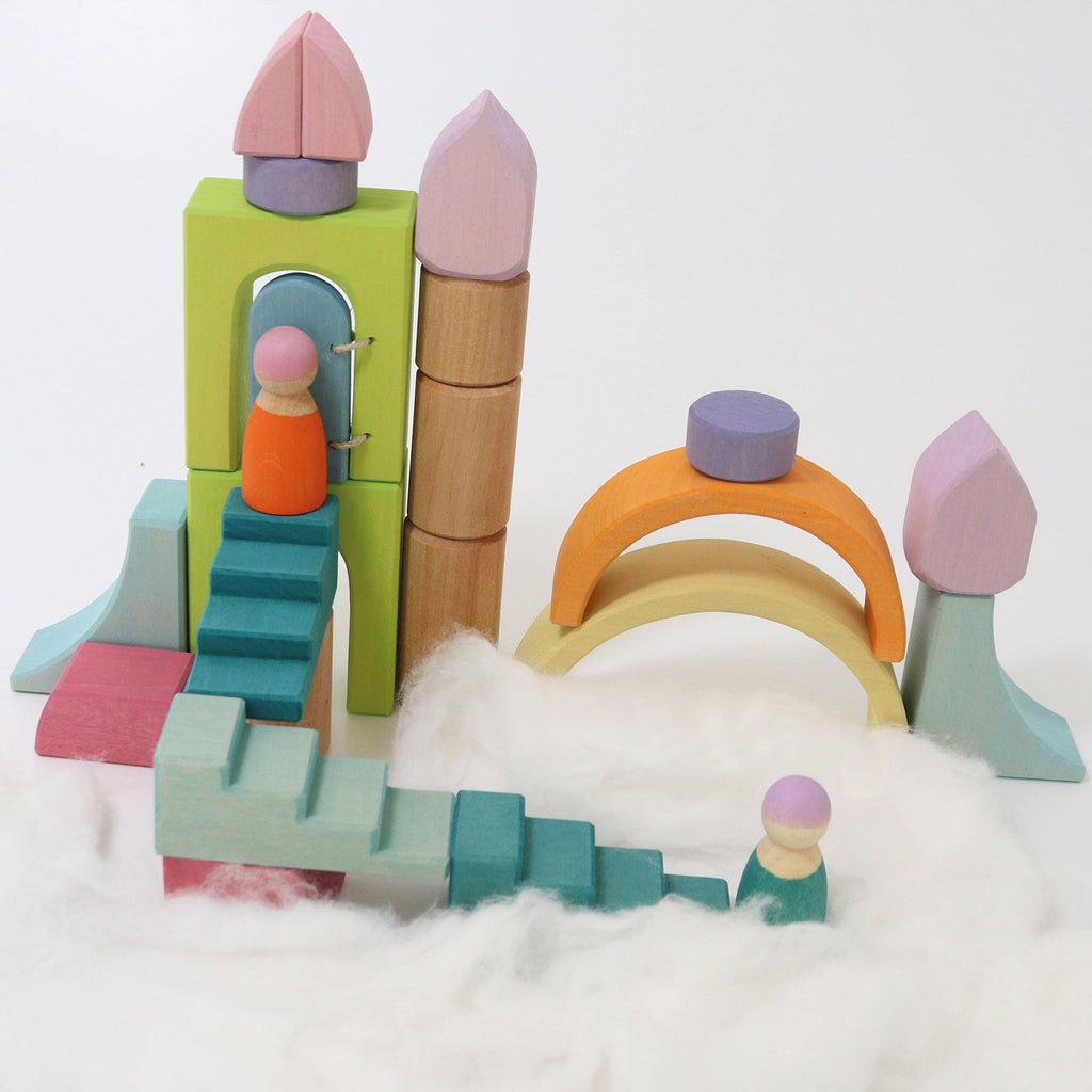 Building World Cloud Play - Set Nuvole - Grimm's - Millemamme