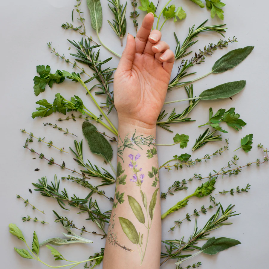 Set Tatuaggi Temporanei Profumati a base di inchiostro vegetale Tattly - Shop Millemamme