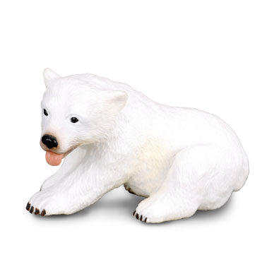 Cucciolo di Orso Polare Seduto Animale Giocattolo Collecta - Millemamme