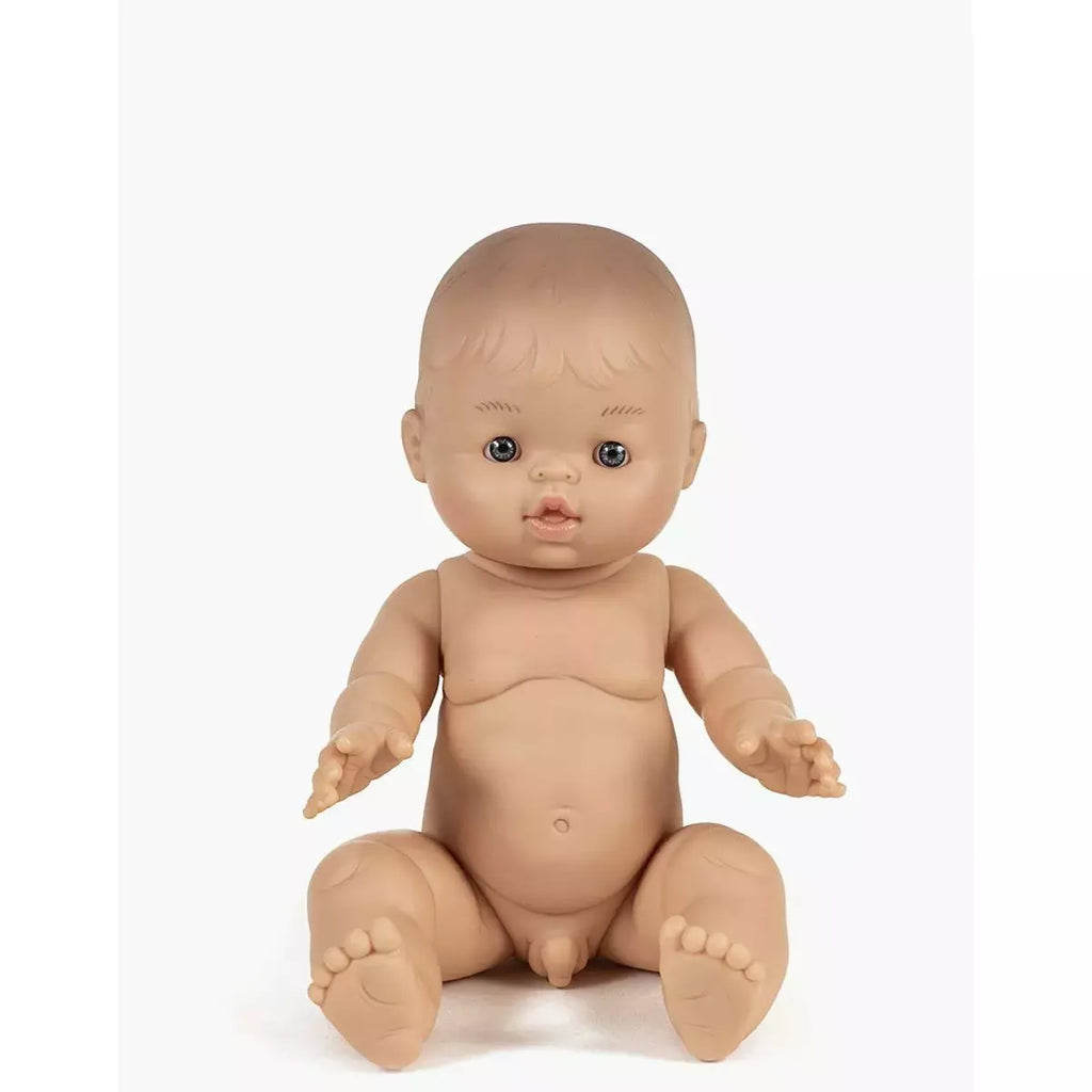 Bambola in vinile 34 cm Piccolo Bimbo Europeo Minikane - Millemamme
