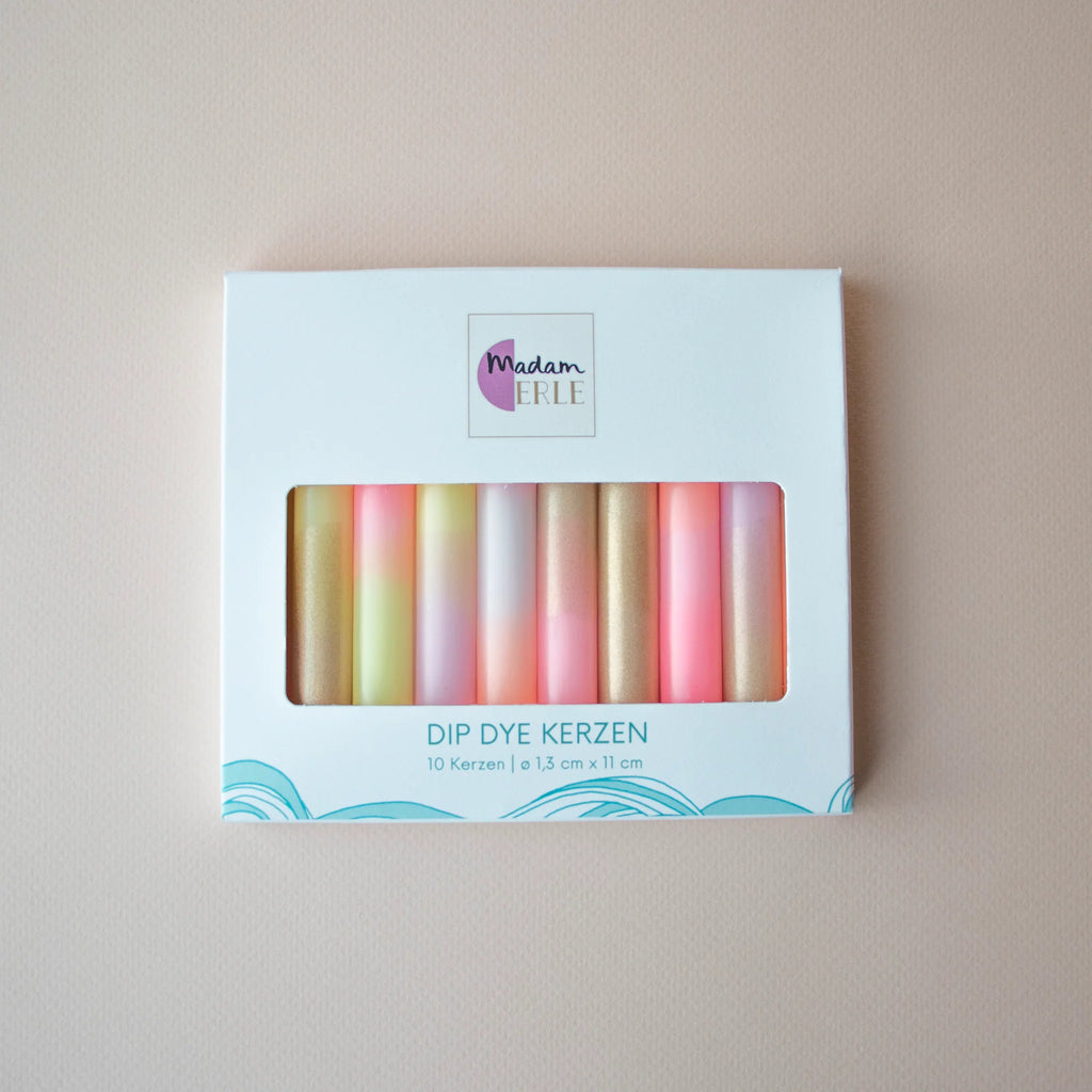 Candele Vegan per Anello Celebrazioni 10 pz. - Oro "Lilli" - Madam Erle - Millemamme