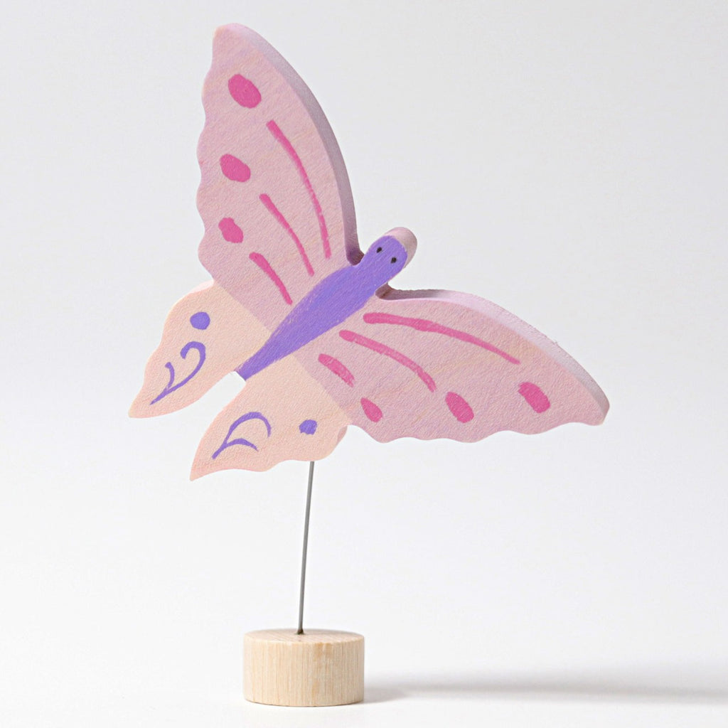 Figurina Decorativa Farfalla rosa Grimm's - Millemamme