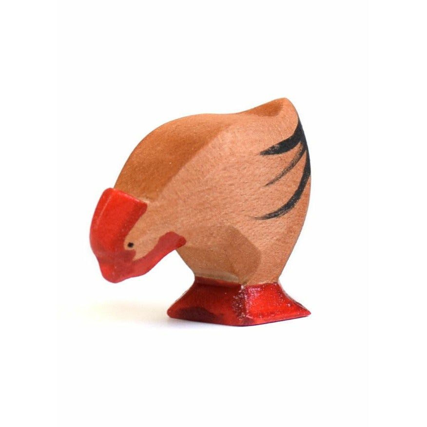 Gallina marrone in legno Bumbutoys - Shop Millemamme