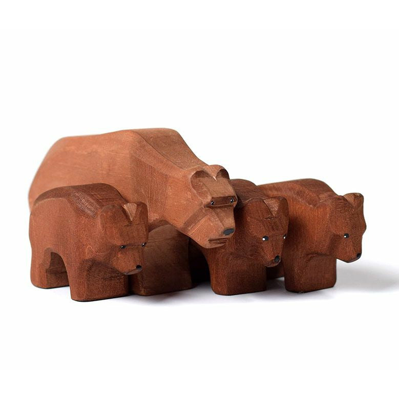 Cucciolo di orso bruno Gioco in legno Bumbutoys - Millemamme