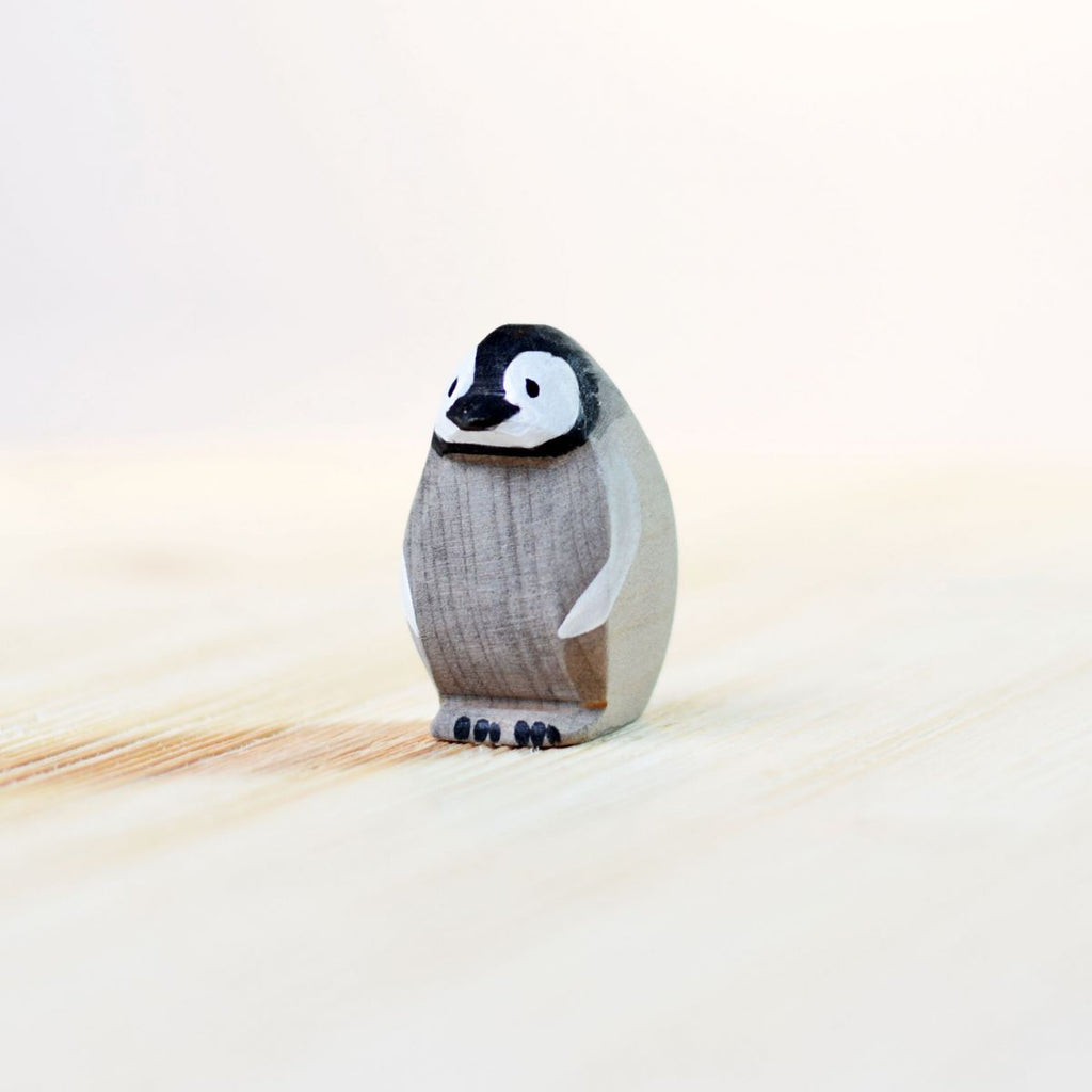 Cucciolo di Pinguino imperiale Gioco in legno Bumbutoys - Millemamme