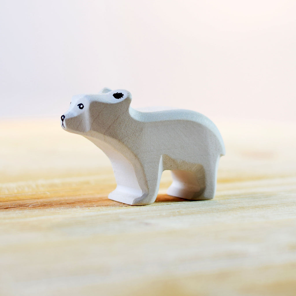 Cucciolo di orso polare Gioco in legno Bumbutoys - Millemamme